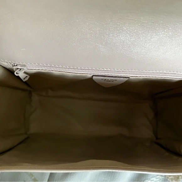 Celine beige Leather Shoulder Bag - Picture 10 of 10